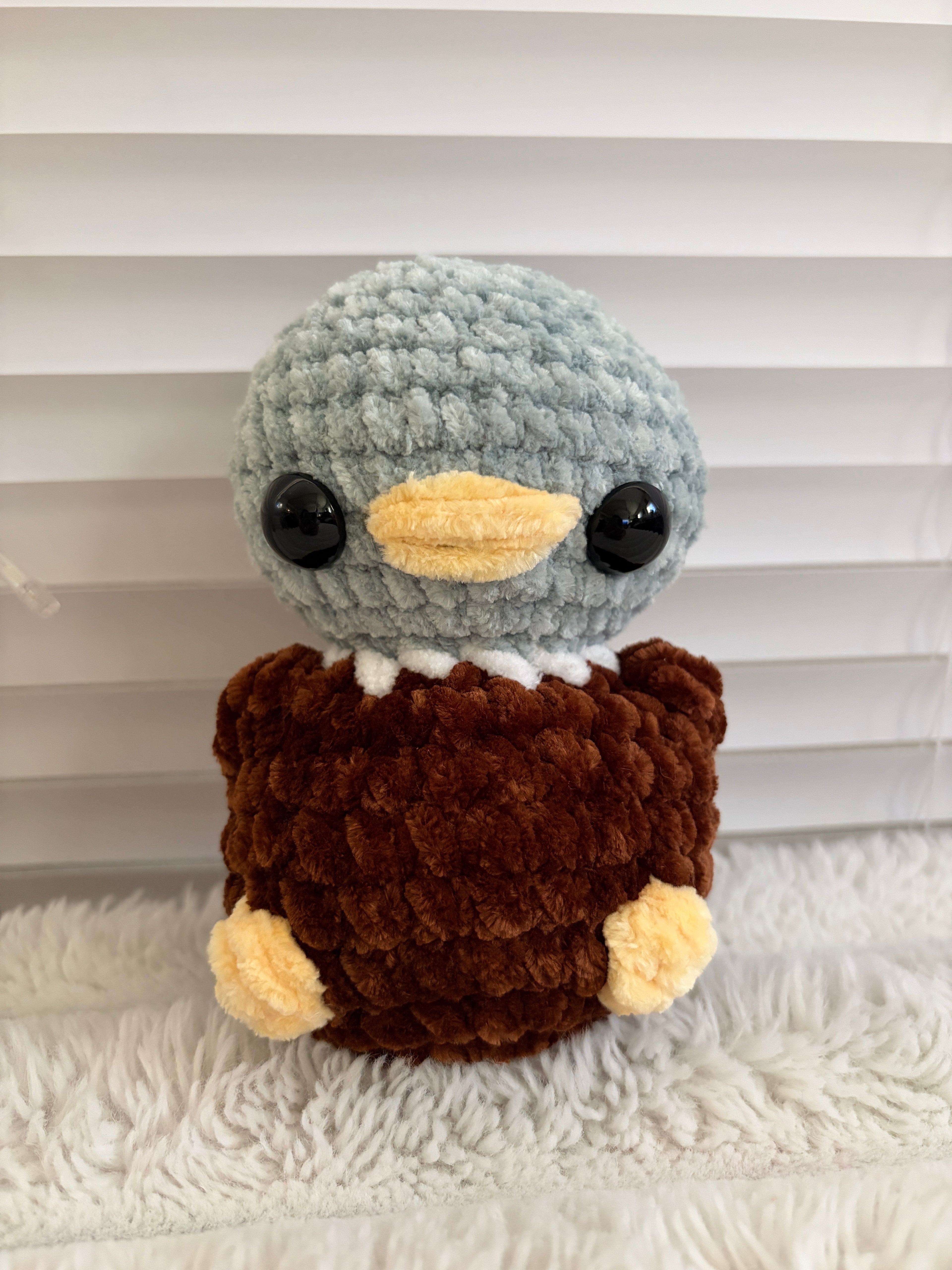 Mallard duck plushie
